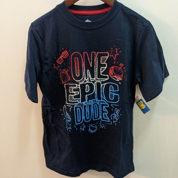 *10/$25* NWT! Boy's "One Epic Dude" T-shirt - Size Large (10/12) - Picture 1 of 3